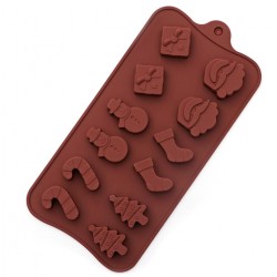 'Новый год' форма силиконовая для шоколада 2389425