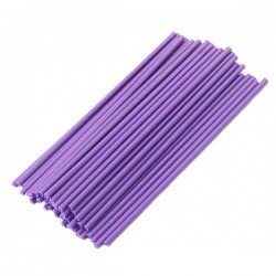 'Фиолетовые плотные',палочки для кейкпопсов,бумага,1 шт,10см 4623276
