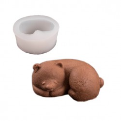 Медведь лежит молд силиконовый 3D 9см 661917