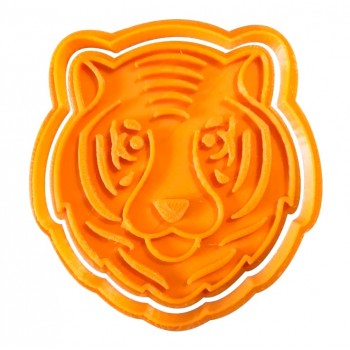 Штамп+форма Голова доброго тигра LC-00011292 пластик