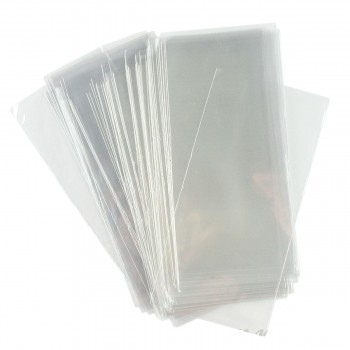 Пакет для пряника прозрачный (без клейкой ленты) 12*25 см 25 шт