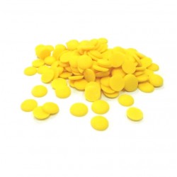 Глазурь лимонная желтый монетки 200гр Италия