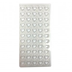 Пластиковая форма для шоколада Мини сердечки ассорти 51135