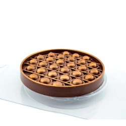 'Поп ит круг' пластиковая форма для шоколада (MF)