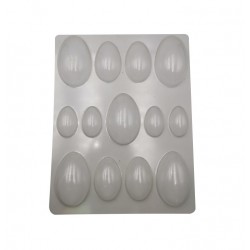 Пластиковая форма для шоколада Яйцо 13шт 51321