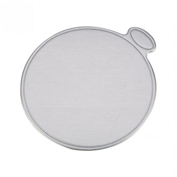 Упаковка сольерок для пирожного КРУГ серебро 8,5см 100 шт