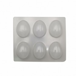 Пластиковая форма для шоколада Яйцо 6 шт 51312