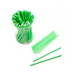 'Зеленые плотные',палочки для кейкпопсов,бумага,1 шт,10см 4345977