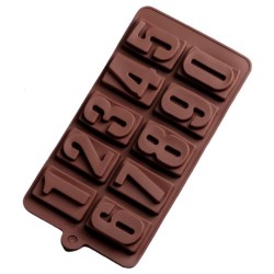'Цифры' форма силиконовая для шоколада 4293912