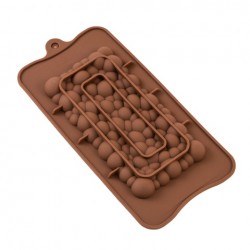 Воздушный шоколад силиконовая форма для шоколада 21*11см 630058