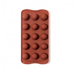 Форма для шоколада Рондо 15 ячеек, 21*10,5*3 см 6032569