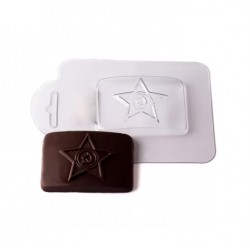 'Пряжка' пластиковая форма для шоколада (MF)
