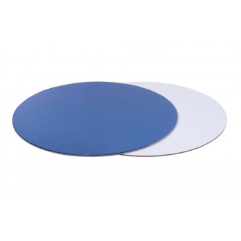 Подложка 32 см усиленная круг синяя-белая  2,5 мм