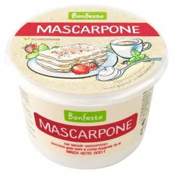 Сыр 'Маскарпоне' 500 гр 78% Бонфесто