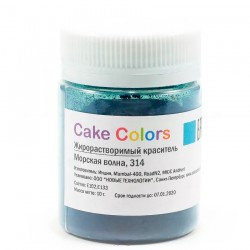 Жирорастворимый порошковый краситель Cake colors,Морская волна,10гр