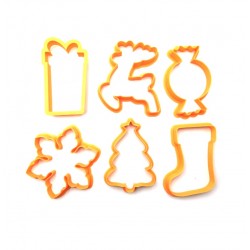 Набор форм для пряника 'Новогодние' 6 шт LC-00009880 пластик