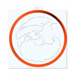 Трафарет+форма 'Голова Санты со звездой' LC-00012387