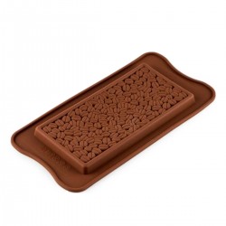 Плитка кофейные зерна силиконовая форма для шоколада 8*16см 630070
