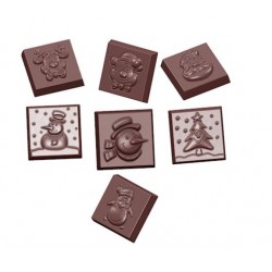 Поликарбонатная форма для шоколада (1660) CW Napolitain Chocolate World Бельгия