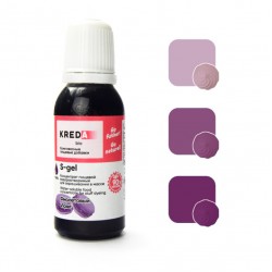 Краситель пищевой водорастворимый концентрат Kreda фиолетовый (20 мл) S-gel 29