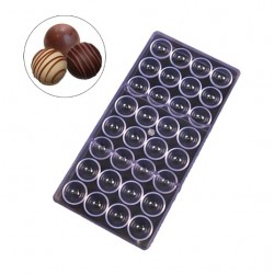 Поликарбонатная форма для шоколада Полусфера 2,6см 603040
