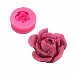 Роза садовая молд силиконовый 3D 6см 661908