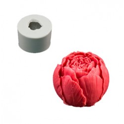 'Пионовидная роза' 3D молд силиконовый для шоколада 661477