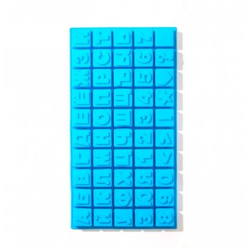 'Кубики Алфавит и цифры' силиконовая форма для шоколада 7059241
