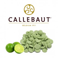 Шоколад зеленый со вкусом лайма Callebaut 30% Бельгия монетки,100 гр 8991