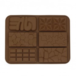Плитка микс 6 в 1 силиконовая форма для шоколада, СФ-208