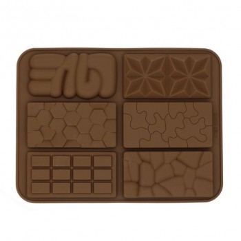 Плитка микс 6 в 1 силиконовая форма для шоколада, СФ-208