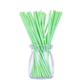 'Зеленые плотные',палочки для кейкпопсов,бумага,1 шт,15см Б-4