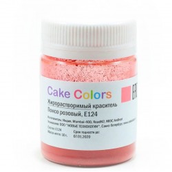 Жирорастворимый порошковый краситель Cake colors Понсо розовый 10гр