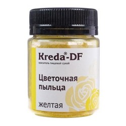 Краситель пищевой сухой цветочная пыльца Kreda, желтая (6 г) VI.03