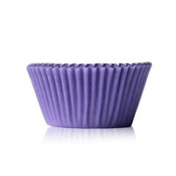 'Фиолетовые простые' формы для капкейков бумажные 50*30мм (1 склейка)